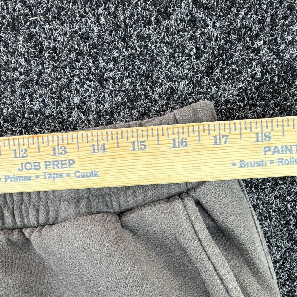 PacSun Men's Fleece Sweatpants Gray L Regular Fit Straight Leg Drawstring - Picture 6 of 10